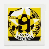 Robert Indiana, Decade Autoportrait (from the American Dream portfolio), 1982, screenprint in colors