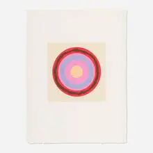 Kenneth Noland, Untitled (Target), 2004, lithograph in colors