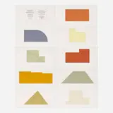 Robert Mangold, A Book of Silk Screen Prints— Multiple Panel Paintings, 1992, screenprint in colors