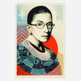 Shepard Fairey, A Champion of Justice (Ruth Bader Ginsburg)