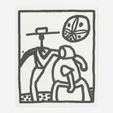 Keith Haring, Untitled (Kutztown), 1989, screenprint