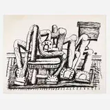 Philip Guston, Room, 1980, lithograph on Arches Cover