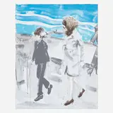 Elizabeth Peyton, Jackie and John, 2000, lithograph in colors
