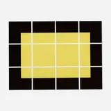Donald Judd, Untitled, 1993, woodcut in colors on Echizen kozo