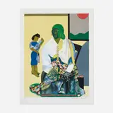 Romare Bearden, Mecklenburg Autumn, 1979, lithograph in colors