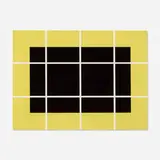 Donald Judd, Untitled, 1992-93, woodcut in colors on Echizen kozo