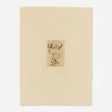 Edvard Munch, Cruelty (Grusomhet), 1905, drypoint