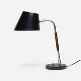 Modern, Table lamp, lacquered aluminum and steel, chrome-plated steel, composite