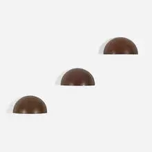 Nordlux, Scorpius sconces, set of three, patinated copper, acrylic