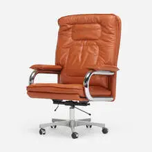 Big Executive chair, model 325 by Guido Faleschini, c. 1970, leather, chrome-plated steel, cast aluminum, sold Sep 2025