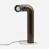 Kwok Hoi Chan, Table lamp, c. 1965, plastic, chrome-plated steel