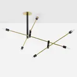 Stalingrad chandelier by Bourgeois Bohème Atelier, c. 2015, enameled steel, brass, sold Sep 2025