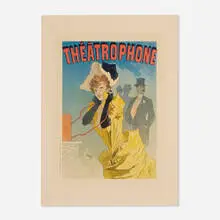 Jules Chéret, Théâtrophone (plate 33 from Les maîtres de l'affiche), 1896, lithograph in colors