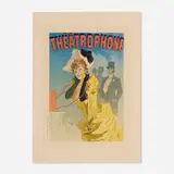 Jules Chéret, Théâtrophone (plate 33 from Les maîtres de l'affiche), 1896, lithograph in colors