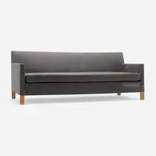Ferdinand Kramer, Sofa for Goethe University, Frankfurt, upholstery, beech