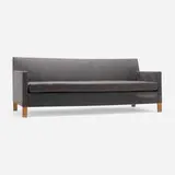 Ferdinand Kramer, Sofa for Goethe University, Frankfurt, upholstery, beech