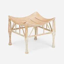 Thebes stool by Liberty & Co., lacquered alder, sold Sep 2025