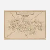 Jacques Nicolas Bellin, Carte de l'Isle de la Martinique, 1758, etching