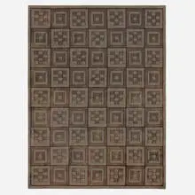 Contemporary, Medium pile carpet, hand-knotted wool