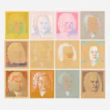 Milton Glaser, Bach Variations, 1985, Xerox, pen, ink and colored pencil on paper
