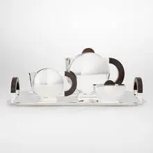 Four-piece tea service by Christian Fjerdingstad, sold Sep 2025