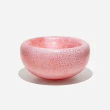 Stone Bowl by Steve Tobin, 1987, hand-blown glass, sold Jun 2016