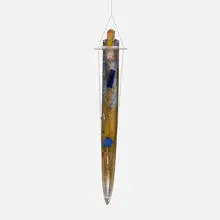 Bertil Vallien, Pendulum, 1991, sandcast glass, acrylic, steel wire