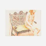 Girl on an Iron Bench by Philip Pearlstein, 1974, lithograph on Twinrocker paper, sold Jun 2016