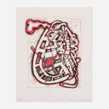 Elizabeth Murray, Tybid, 2004, lithograph on paper