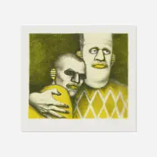 Ed Paschke, Compassion, 1992, lithograph on paper