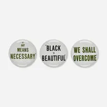 Kerry James Marshall, Dinner Plates (from Editions for the Renaissance Society), 1998, transfer-printed porcelain