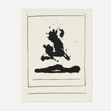 New York International: Untitled by Robert Motherwell, 1966, lithograph on Rives BFK paper, sold Jun 2016