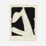 Summertime in Italy (with Lines) by Robert Motherwell, 1966, lithograph on Rives BFK paper, sold Jun 2016