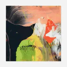 Gerhard Richter, Flow (P6), 2014, Diasec mounted chromogenic print on aluminum