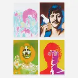 Richard Avedon, The Beatles (portfolio of four works), 1967, offset lithograph on paper