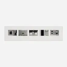 Lisbon Facades by Sean Scully, 1998, silver-gelatin prints, sold Jun 2016
