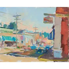 Charles J. Movalli, La Conner, Washington, August, 1996, oil on canvas board, [approximate dimensions - board: 16" H x 20" W]