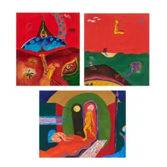 Norman Stiegelmeyer, three works, including (i) Figure Praising Another, acrylic, watercolor, and ink on paper, [sight: 10 1/4 H x 13 1/4 W inches]