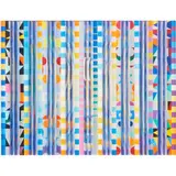 Yaacov Agam, Moon-Noon, serigraph on polymer with acrylic prism, [approximate dimensions -