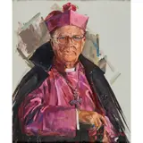 William Franklin Draper, Portrait of Reverend Canon Charles Schreve, 1992, oil on canvas, [approximate dimensions -
