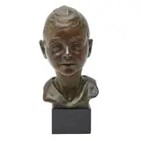 Roman, Untitled, bronze works bust of boy