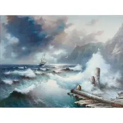 Eugene Garin, End of Passage, oil on canvas, [approximate dimensions -