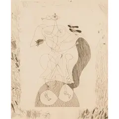 Untitled by George Braque, etching from "La Théogonie D'Hesiode" from the Vollard Suite, [approximate dimensions -, offered Jul 2025