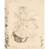 George Braque, Untitled, etching from "La Théogonie D'Hesiode" from the Vollard Suite, [approximate dimensions -