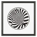Victor Vasarely, Zebra, acrylic disc, [approximate dimensions -