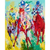 LeRoy Neiman, The Finish, serigraph, [approximate dimensions -