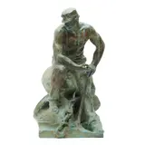 Alexander Stirling Calder, Seated Man, bronze, [approximate dimensions - overall: 15-3/4 h x 8-1/2 w x 9 d inches]