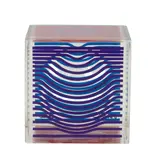 Victor Vasarely, Oltar Zoelo, II, circa 1970, wave cube
