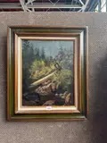 William Franklin Jackson, Forest Landscape, oil on canvas, (approximate dimensions -