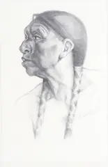 Joseph Imhoff, Portrait Profile, Graphite